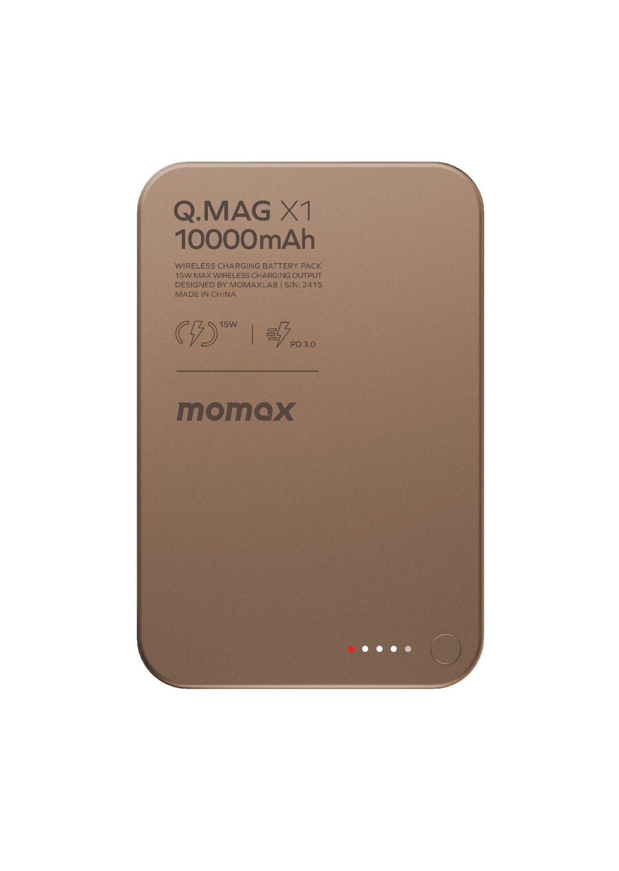 MOMAX Q.Mag X1 Gen 2 10000 мАч 20 Вт (золотистый)