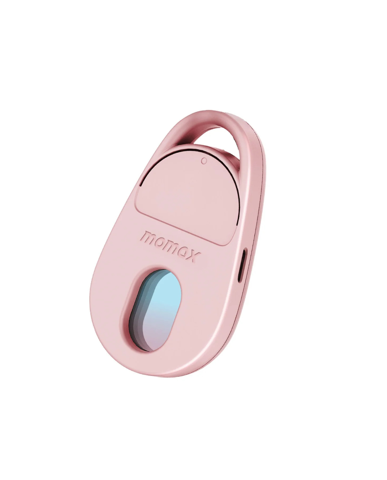 MOMAX PinGuard BR13 серая — вид под углом, порт USB-C на боковой грани
