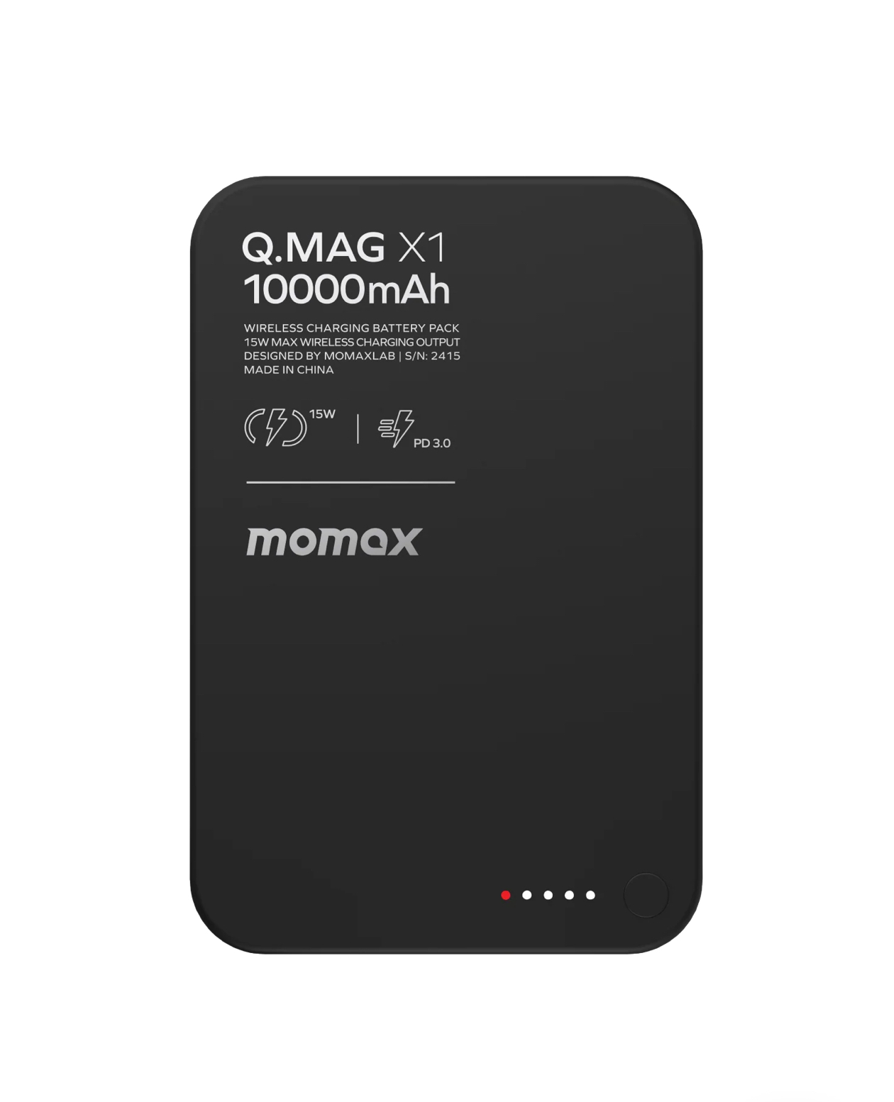 MOMAX Q.Mag X1 10000 мАч 20 Вт (чёрный)
