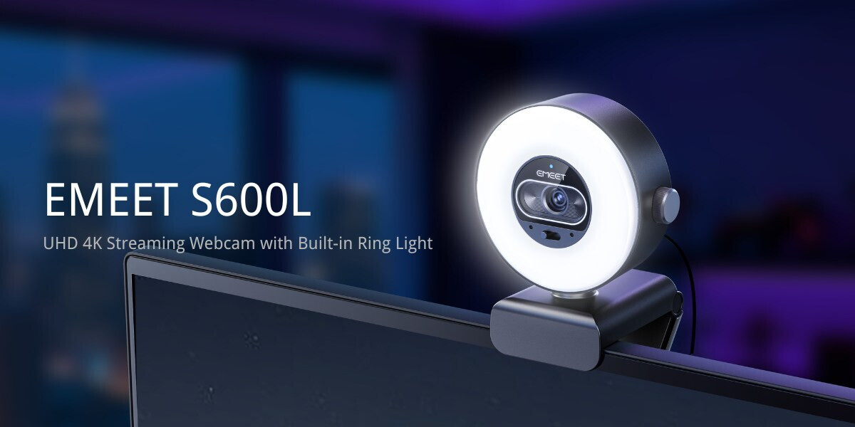 Веб-камера EMEET S600L 4K Light