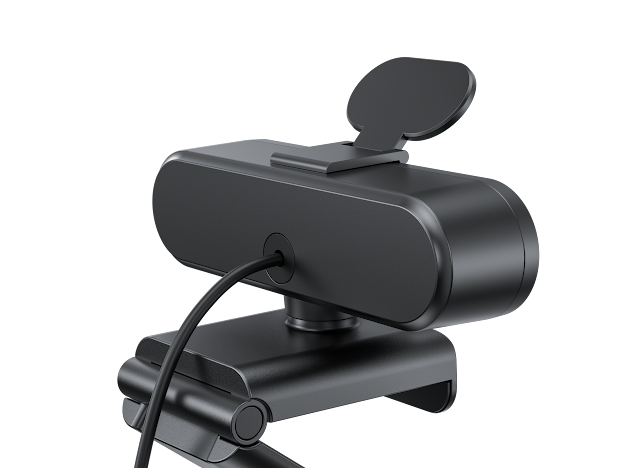 EMEET C60E 4K Dual — вид сзади: кабель USB Type-C и крепление