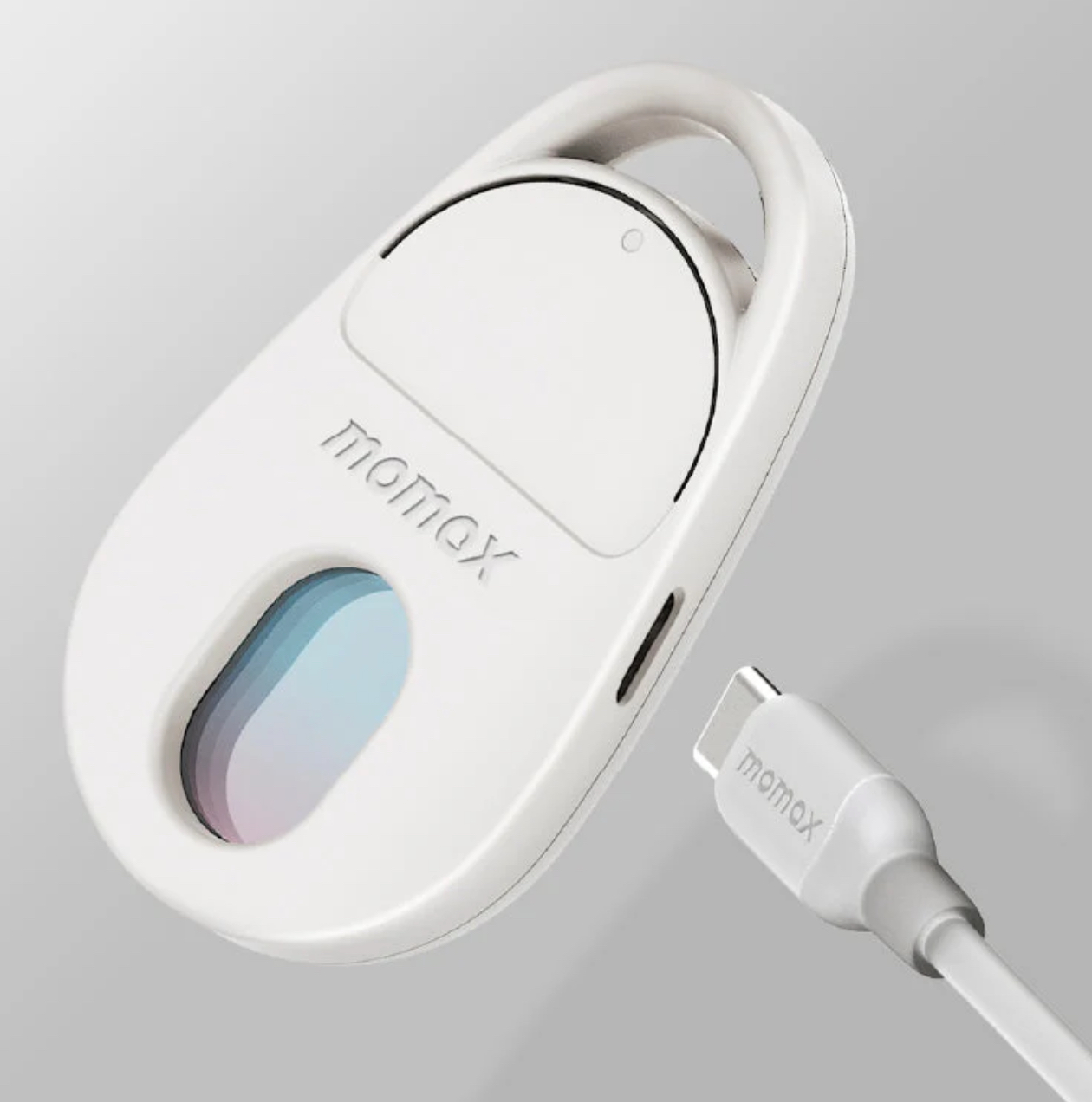 Зарядка белой метки MOMAX PinGuard BR13 кабелем USB-C