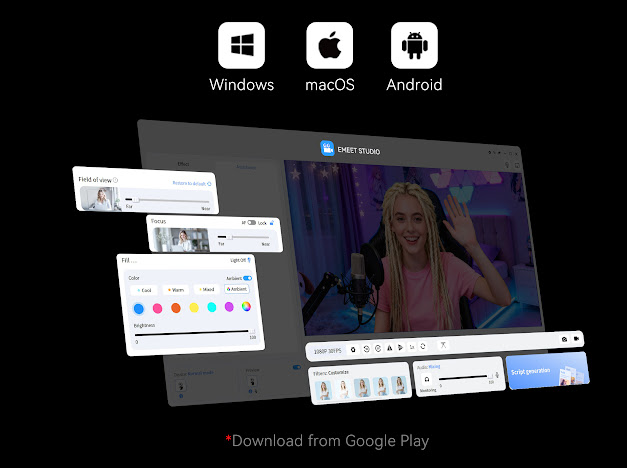 Приложение EMEET Studio для Windows, macOS и Android