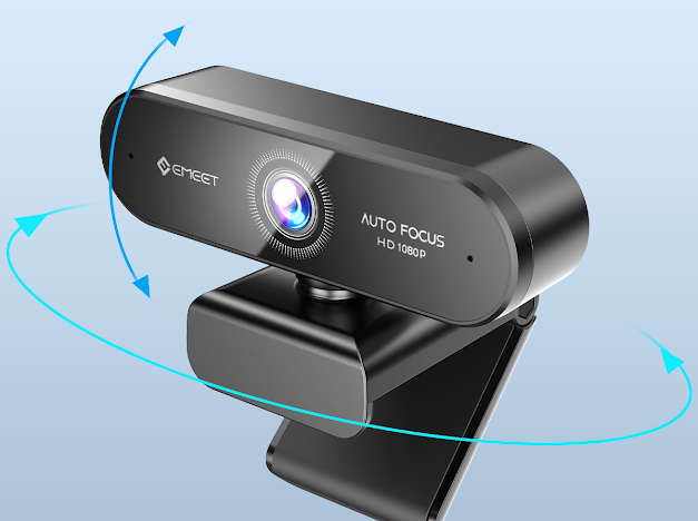 EMEET SmartCam Nova E3109 — поворот камеры по горизонтали и наклон